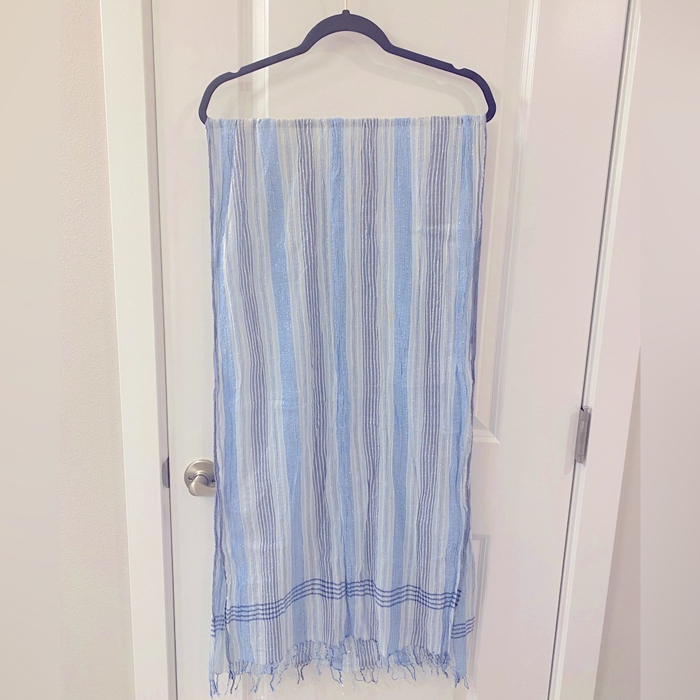 Blue Sparkling Scarf